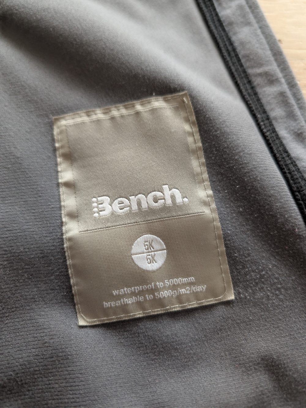 Bench Women's Black Hooded Softshell Rain Jacket - Picture 6 of 7